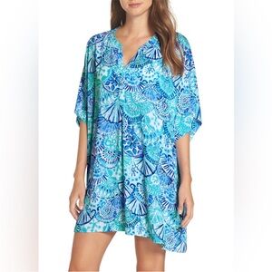 EUC Lilly Pulitzer Leland Coverup Dress szM
